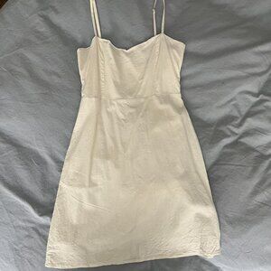 Brandy Melville Women's White and Cream Dress